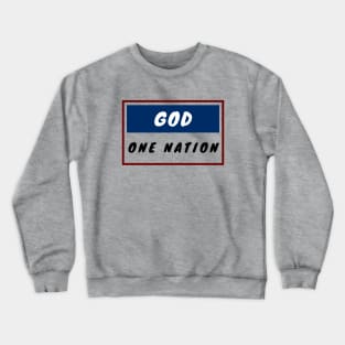 One Nation Under God | Christian Crewneck Sweatshirt